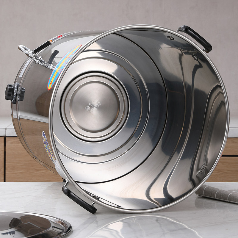 奥米康烧水桶商用大容量保温一体不锈钢奶茶食堂烧水器电热开水桶