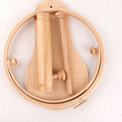 通用十字绣花架子撑子法式台式苏绣立式绣框家用可调式圆形刺绣架