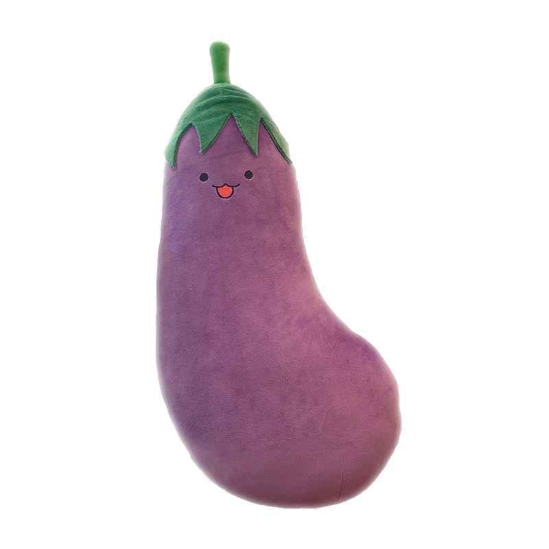 skingcy网红茄子毛绒玩具靠枕布偶娃娃玩偶女生抱枕公仔礼物办公