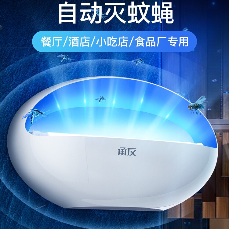 灭蚊餐厅饭店用灭蝇灯商铺用挂墙壁壁挂式粘捕灭蚊灯