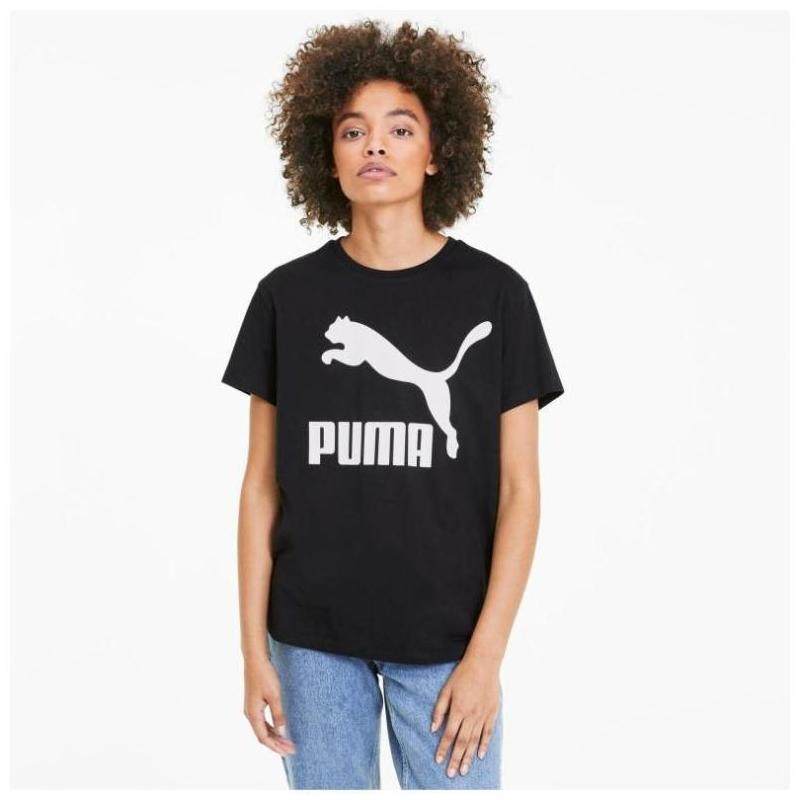 puma/彪马女运动t恤圆领短袖大logo经典美国直邮puma861