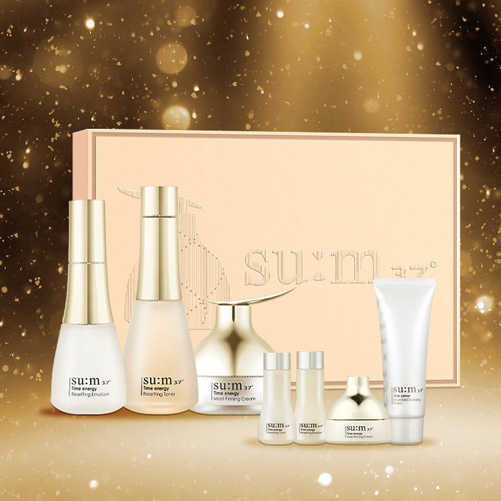 呼吸韩国直邮sum37苏秘时光能量套盒修护肌底面部护理套装
