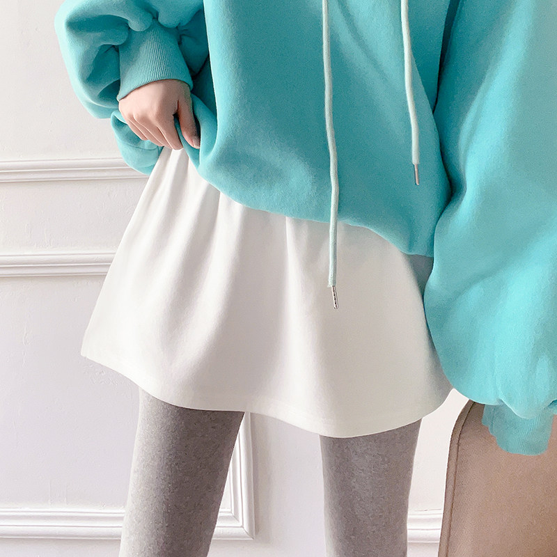 小屁帘女下摆冬季装饰叠穿内搭半身短裙搭配半身裙