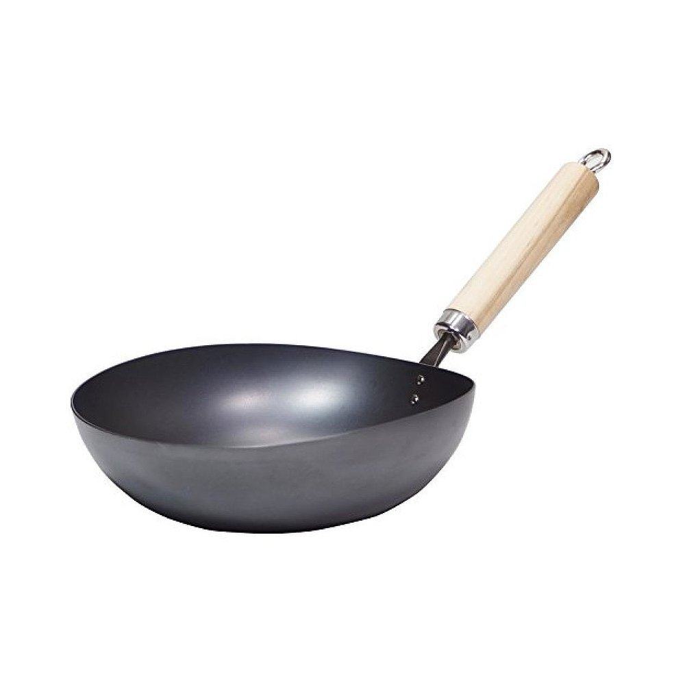 日本直邮riverlight铁制炒菜菜锅23cm12lih炒锅