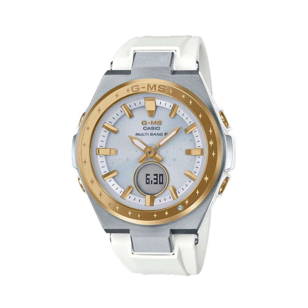 日本直邮casiobaby-g卡西欧女士手表msg-w225-7ajr白色日韩腕表