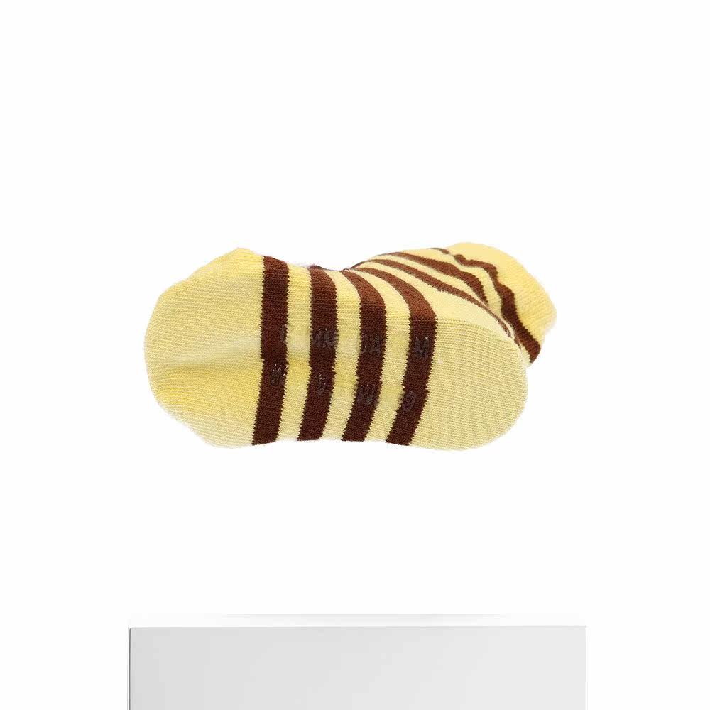 日本直邮commecaism婴儿步前鞋袜儿童黄色婴儿步前鞋