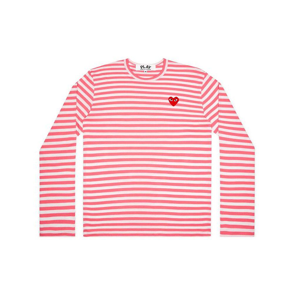 日本直邮cdgplay川久保玲女士日系潮流情侣红心t恤