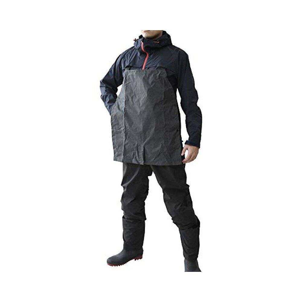 日本直邮yamazen农业用雨衣带围裙蓝色agj-2000ll雨披