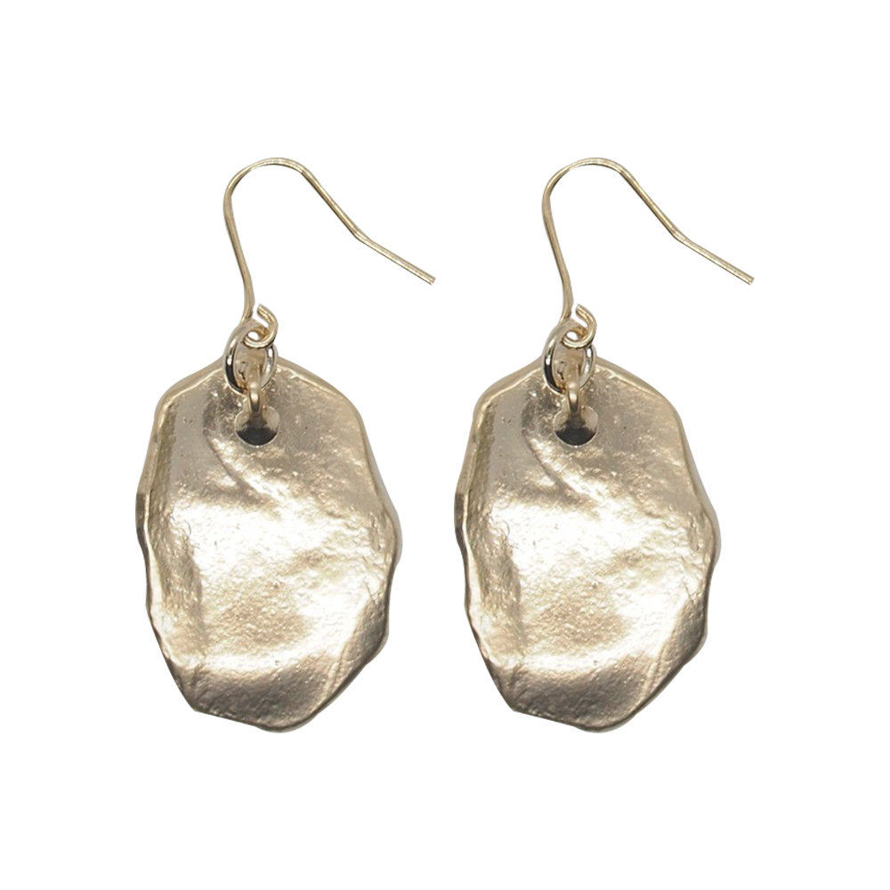 日本直邮milleblanc冷淡个性不规则简约气质耳环高级耳环