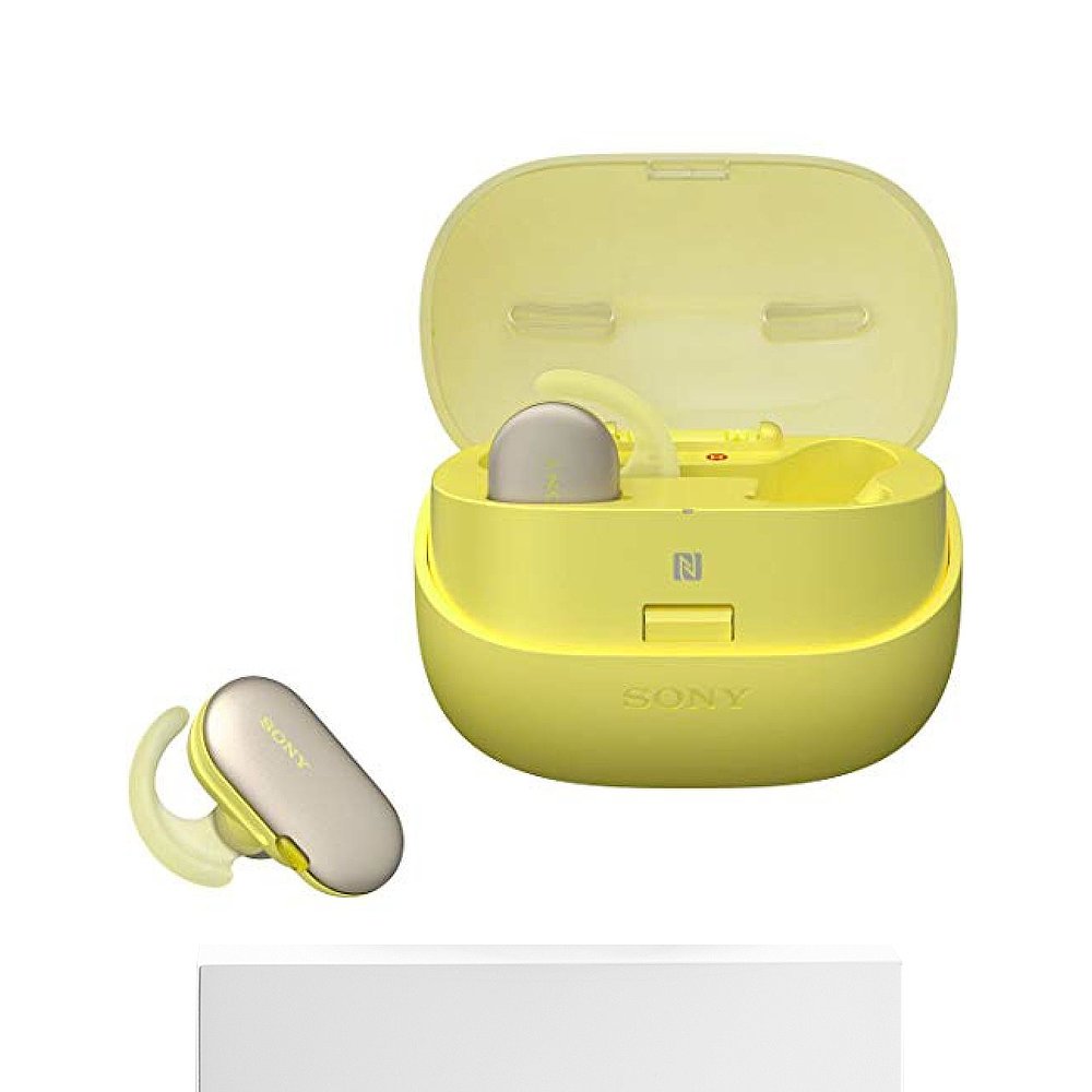 sp900黄色高音质持久续航日本直邮sony索尼真无线蓝牙耳机wf