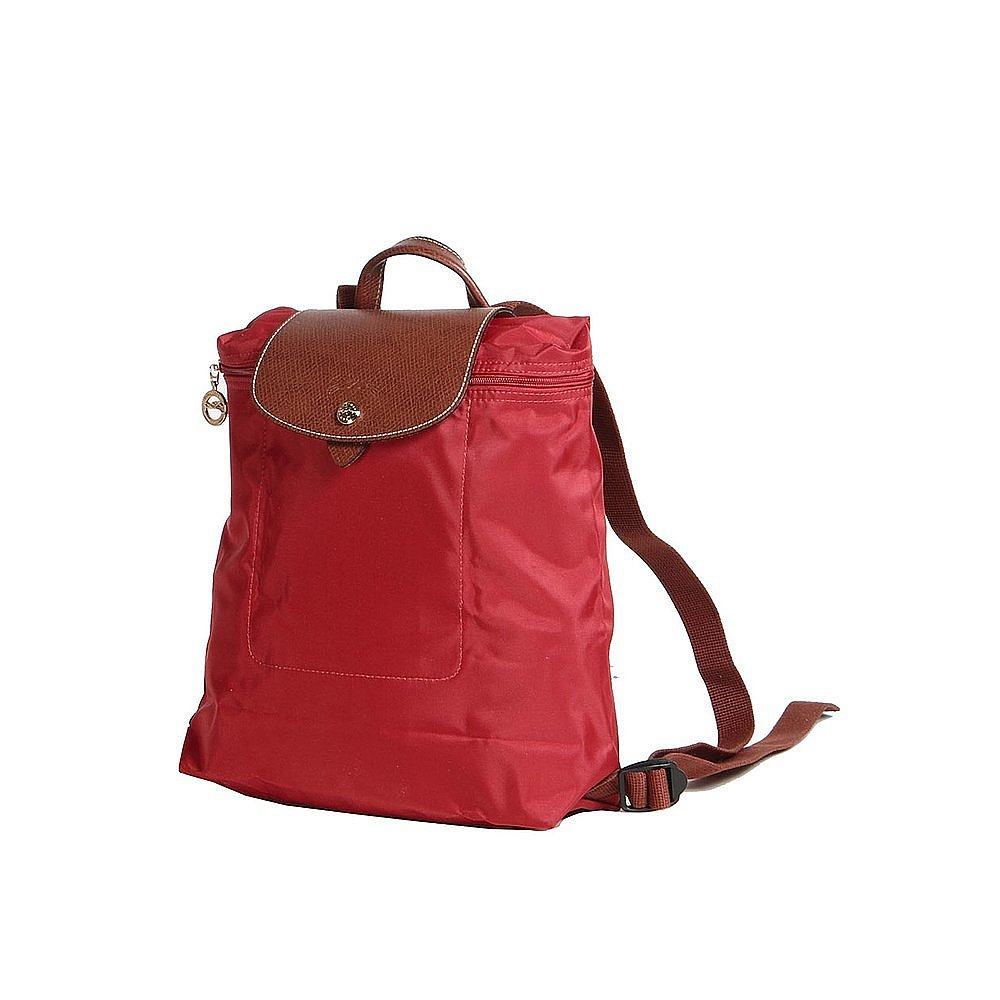 日本直邮longchamp珑骧双肩背包lepliage女士尼龙双肩背包