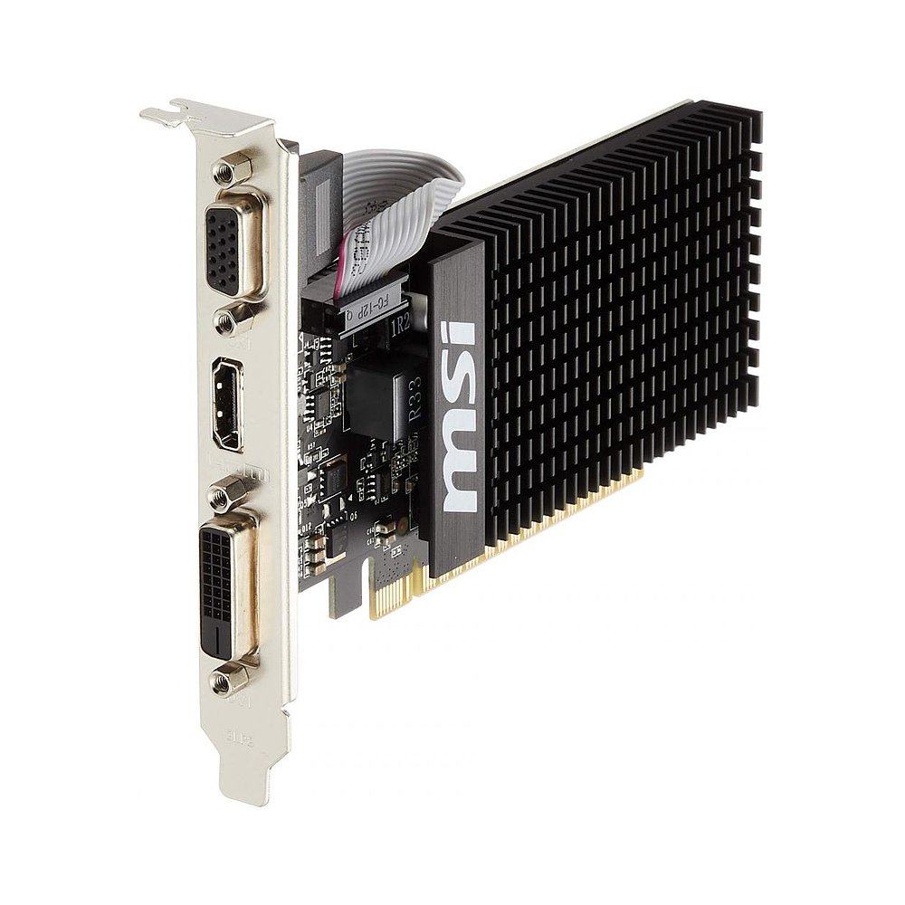 日本直邮msi支持无风风扇低调英伟达gt710显卡显卡