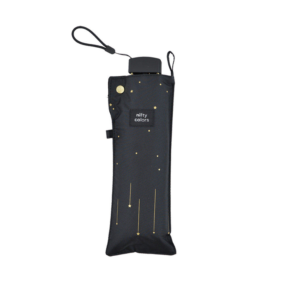 日本直邮niftycolors晴雨折叠阳伞星星款式可爱女性