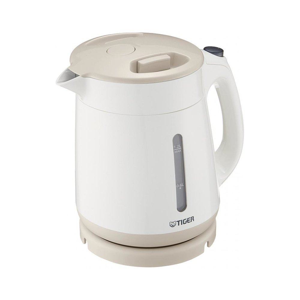日本直邮tiger虎牌电热水壶5米色1.2lpci-g120-c安全可靠电热水壶