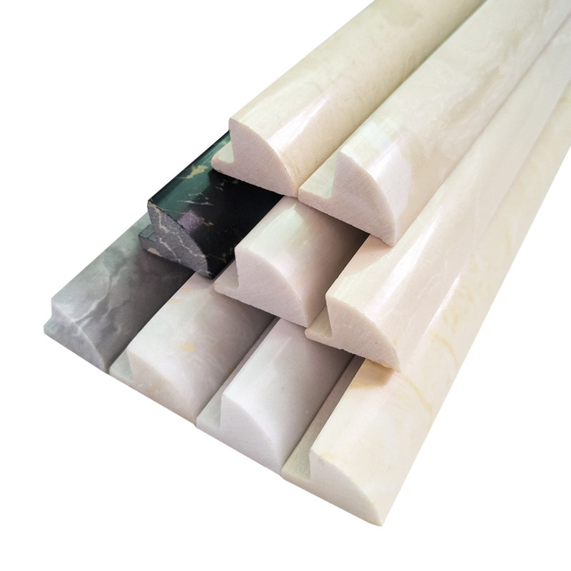 大理石瓷砖阳角通体收边条转角免碰角阳角条天然纹护角转角
