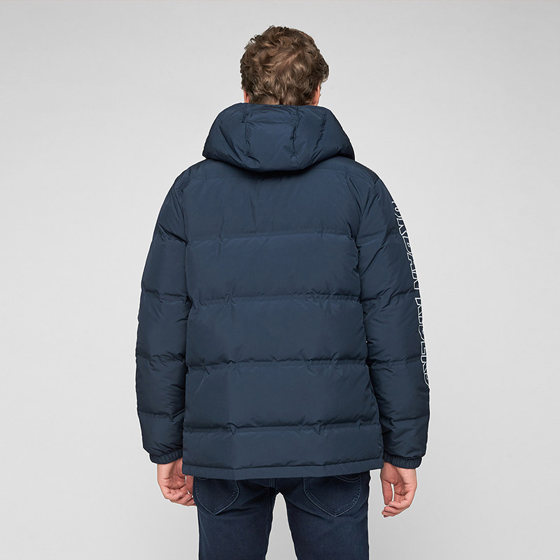 lee商场同款都市骑士秋冬男款连帽外套厚羽绒服l325093tx