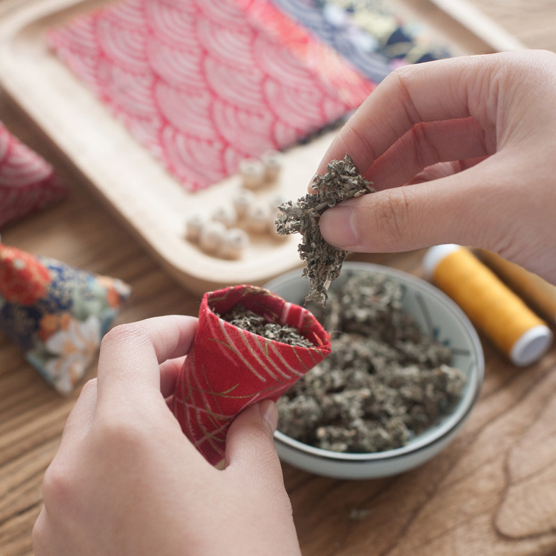 端午香囊diy材料包驱蚊中药荷包自制古风香包缝纫diy材料套装