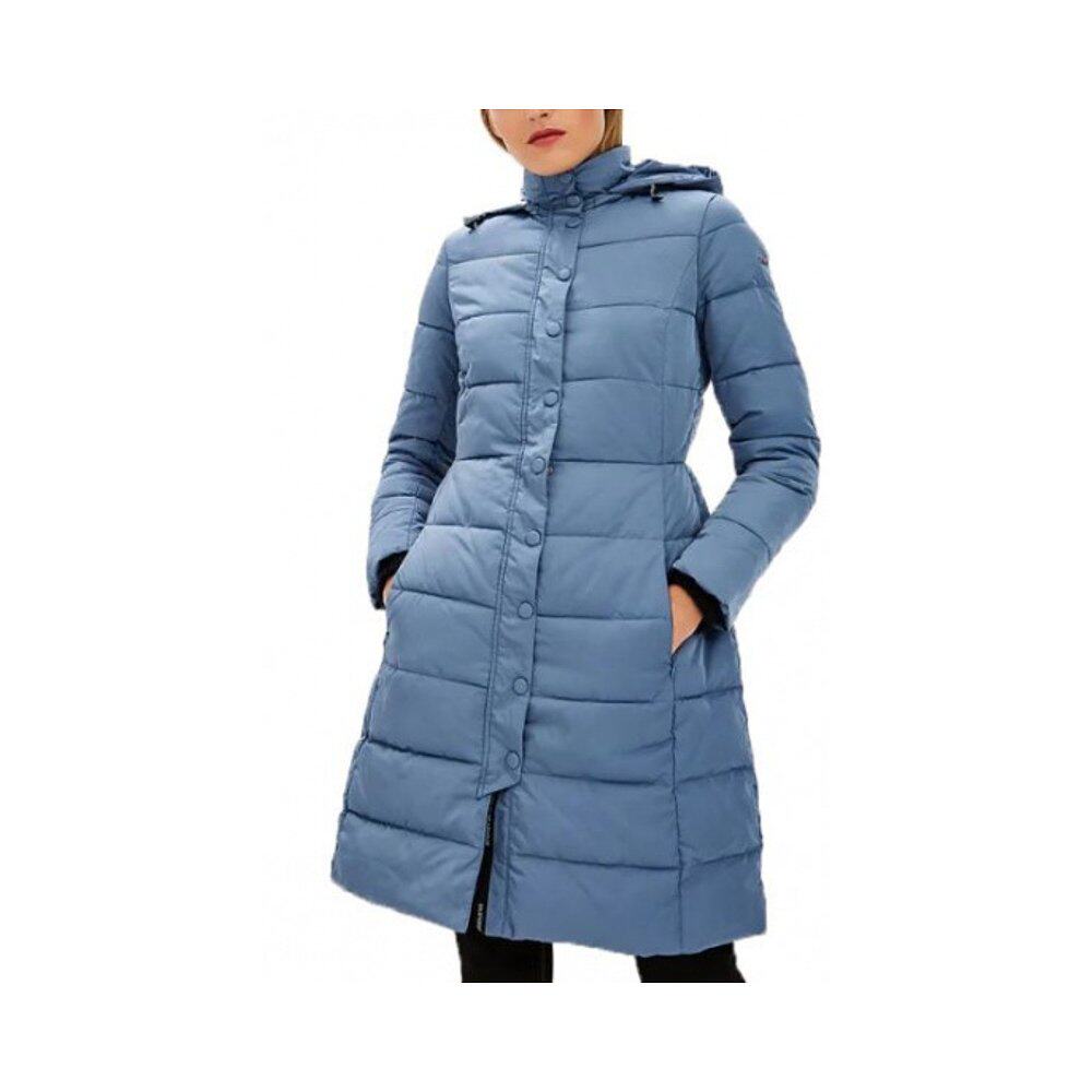 香港直邮emporioarmani女士蓝色涤纶大衣和雨衣6z2l672nagz0