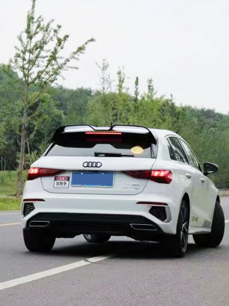 尾翼2122款奥迪a3改装碳纤维a3两厢专用运动其它加装