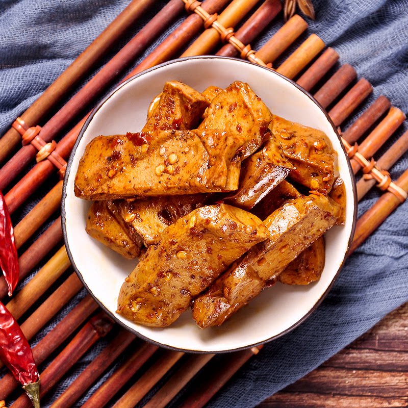 湖北恩施土家特产石磨豆干手五香豆干零食香辣豆腐干