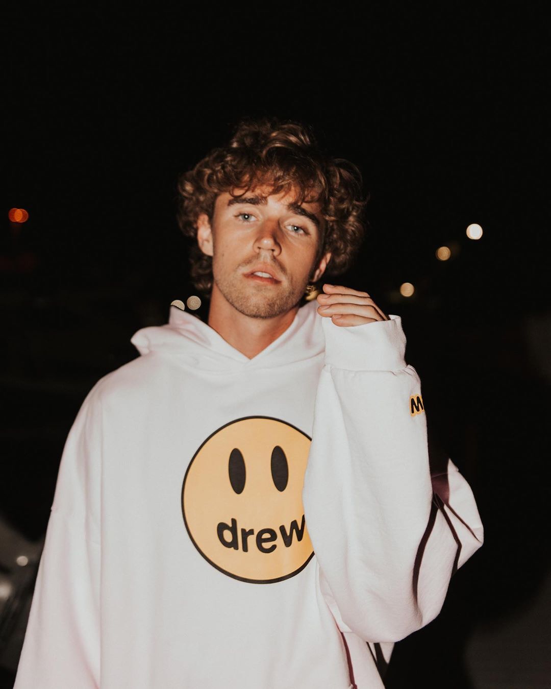 drew笑脸卫衣贾斯汀比伯ins网红男女女同fog高街风卫衣