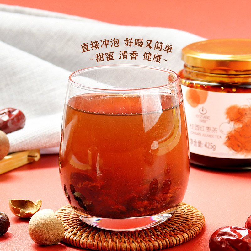 盾皇桂圆红枣茶酱425g蜂蜜柚子芦荟雪梨银耳蜂蜜果味茶