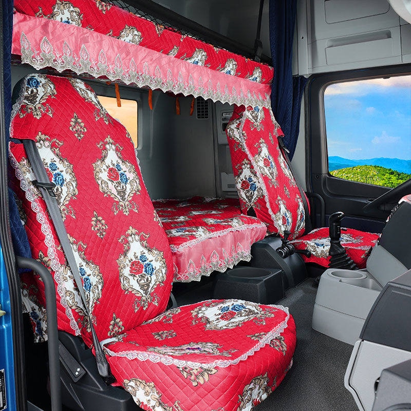 适用于豪沃tx400驾驶室装饰大货车内饰座套卧铺铺垫通用座套