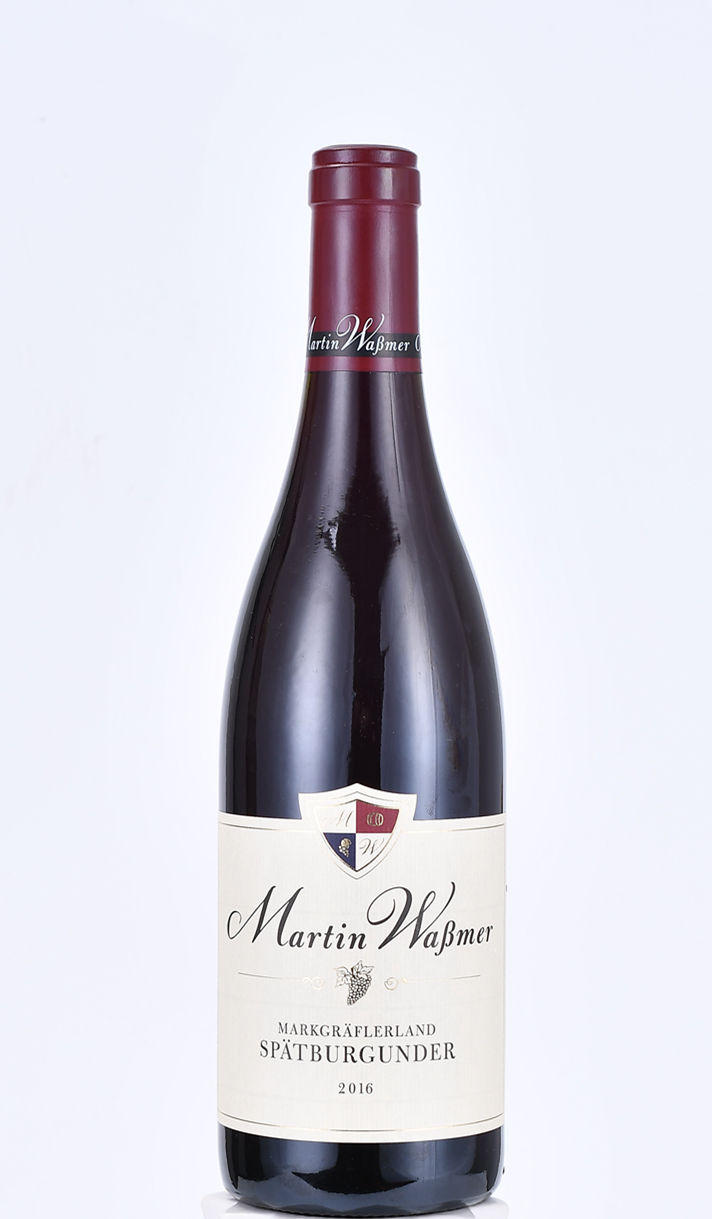 德国巴登产区黑皮马克兰德pinotnoir红葡萄酒果香干红静态葡萄酒