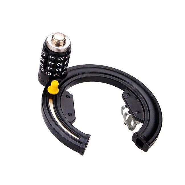 自行自行车车锁防盗便携式女生小型密码环形单车自行车锁