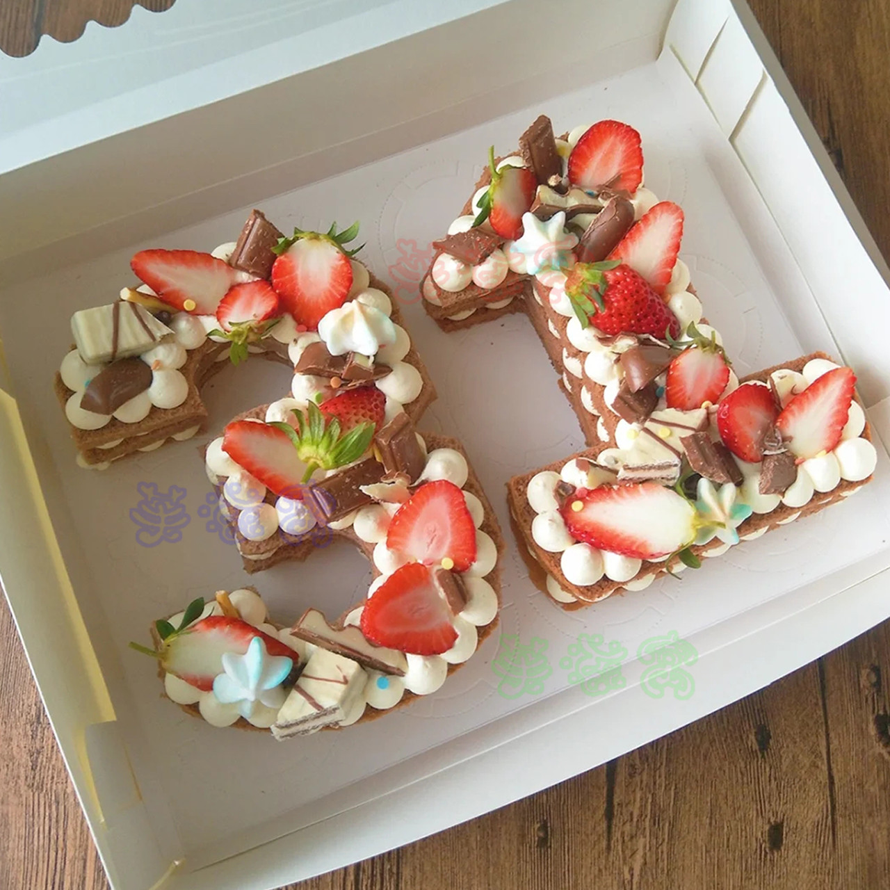 配送网红数字生日蛋糕同城情侣朋友北京新鲜蛋糕