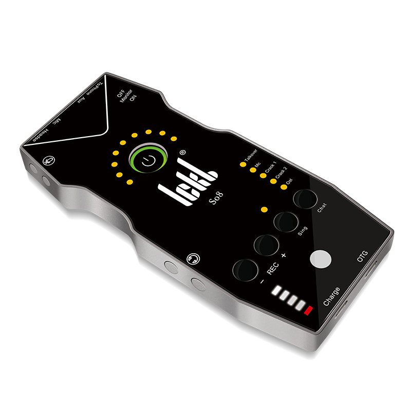 ickb so8 第三代手机数字声卡直播唱歌k歌户外主播yy网红同款设备