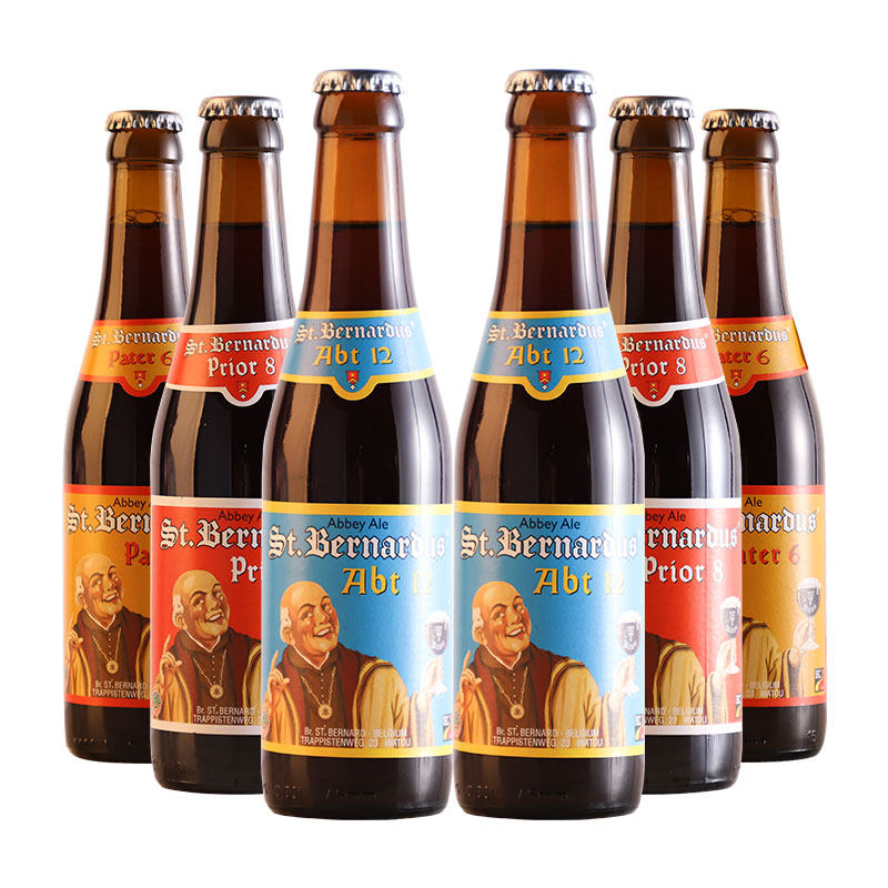 啤酒6瓶比利时进口修道院圣伯纳6号8号12号精酿啤酒