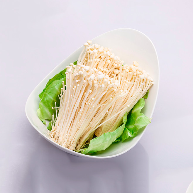 新鲜农家金针菇凉拌烧烤蔬菜火锅素菜配菜麻辣烫新鲜松茸