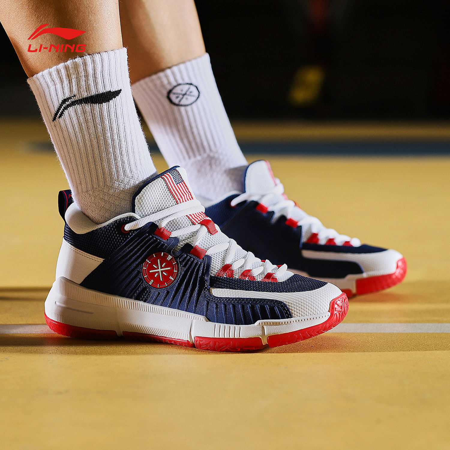 减震李宁篮球球鞋全天非攻夜云防滑比赛训练篮球鞋