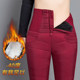 Winter down pants women wear high waist thickening white duckling slim slim large size middle age plunder velvet warm trousers Winter down pants women wear high waist thickening white duckling slim slim large size middle age plunder velvet warm trousers