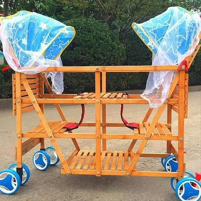 竹子车藤编简便竹车小竹手推车