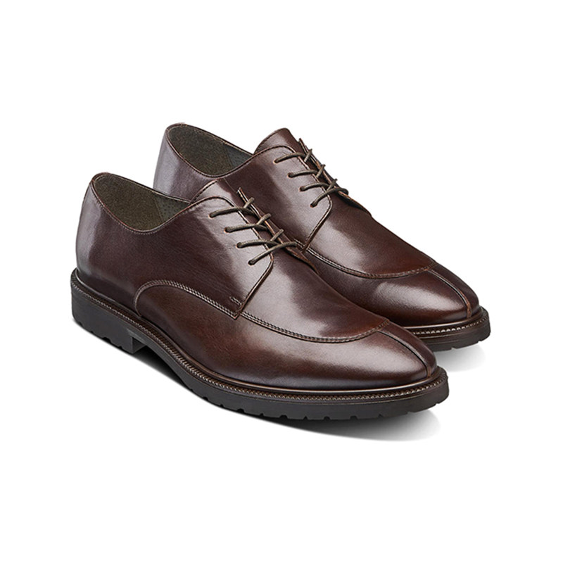 德国amshoe2019秋季新款皮鞋男正装透气英伦风潮流男士皮鞋