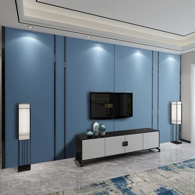 欧式竖条背景墙电视饰面墙纸条纹客厅轻奢沙发客定制壁画