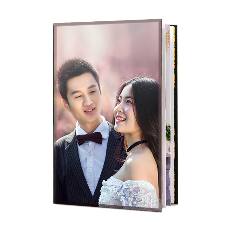 照片定制水晶相册制作婚纱照影楼影集diy手工相册