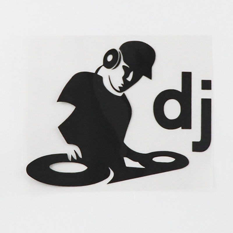 贴纸yjzt个性文字dj音乐汽车划痕遮挡装饰汽车装饰贴