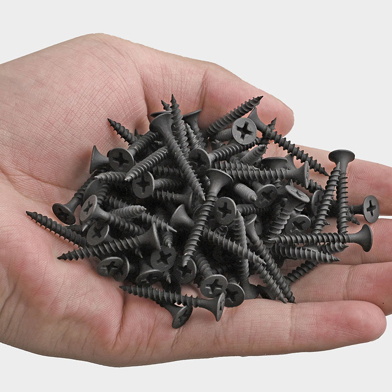 螺丝包邮高强度自攻钉干壁钉黑色十字沉头木工格架