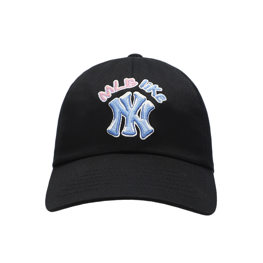 直营mlb鸭舌帽like刺绣印花棒球帽男帽女帽3acp0351n50bks运动帽