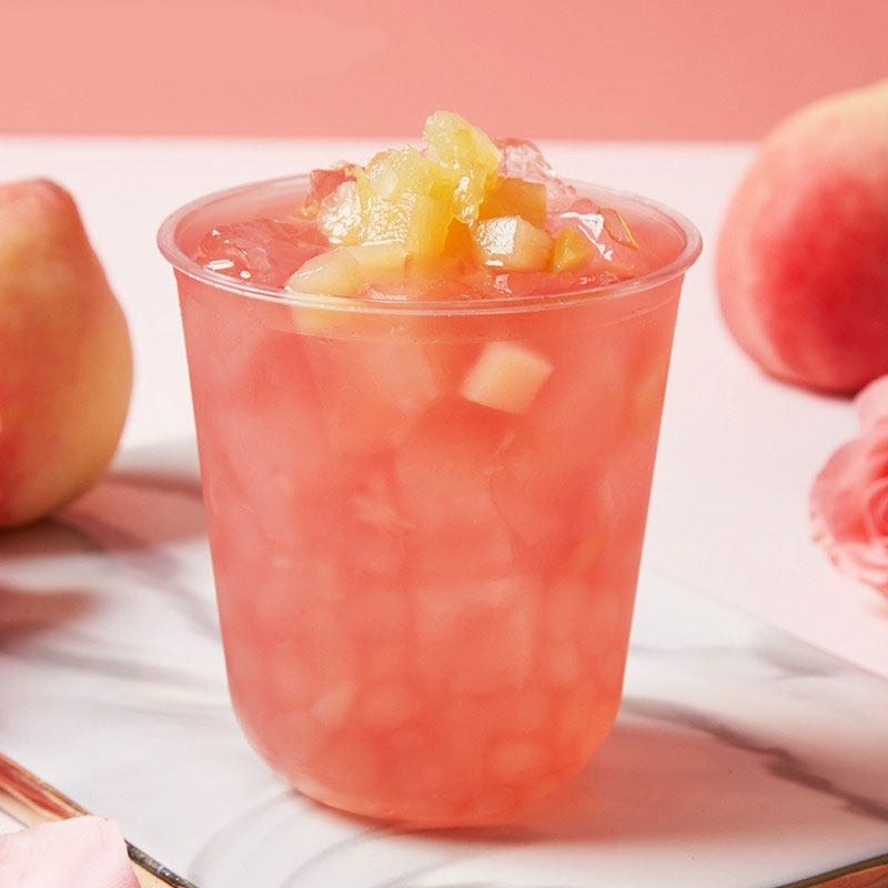 果酱水蜜桃5斤奶茶茶店专用原料刨冰水果配料果酱