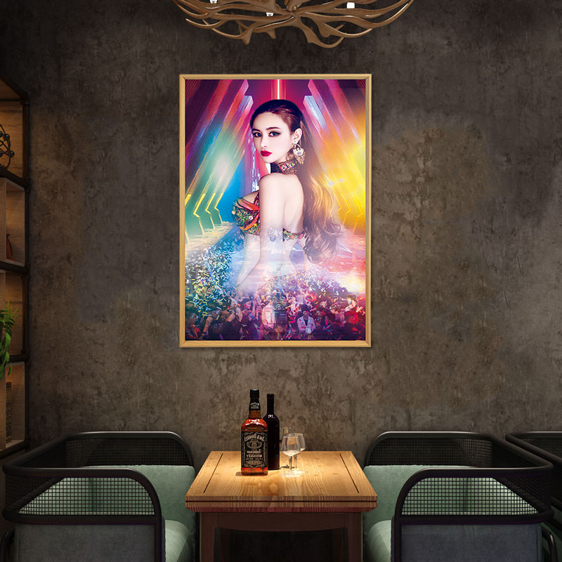 ktv酒吧装饰画墙面个性创意美女壁画迪厅包厢现代装饰画