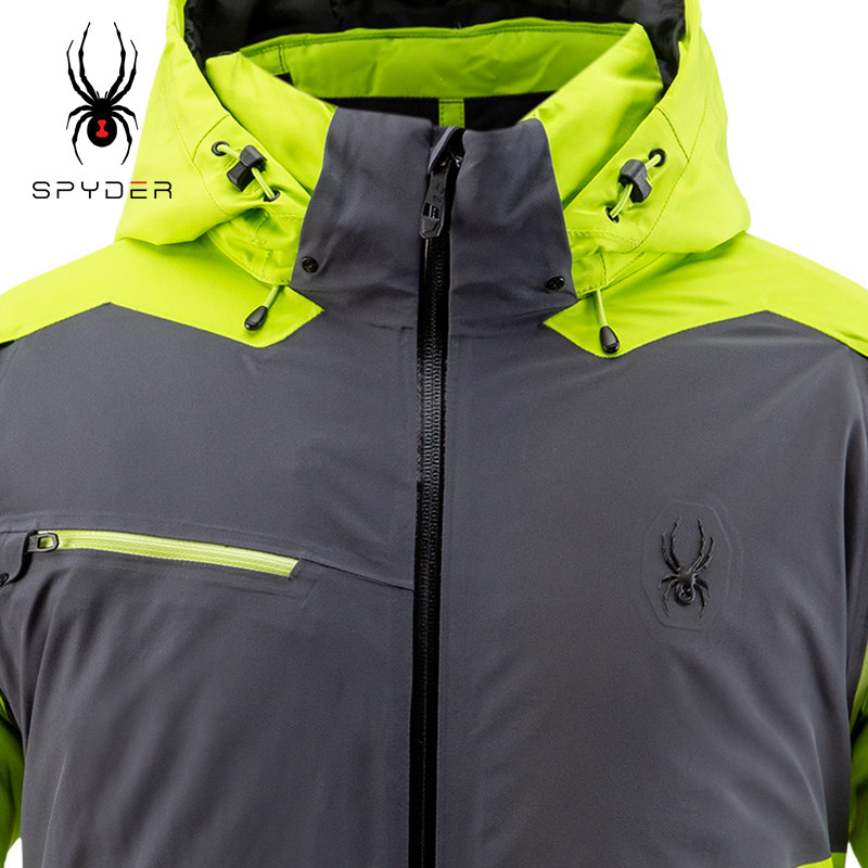 spyder蜘蛛雪服秋冬男子ski系列防水运动滑雪服外套20us105m