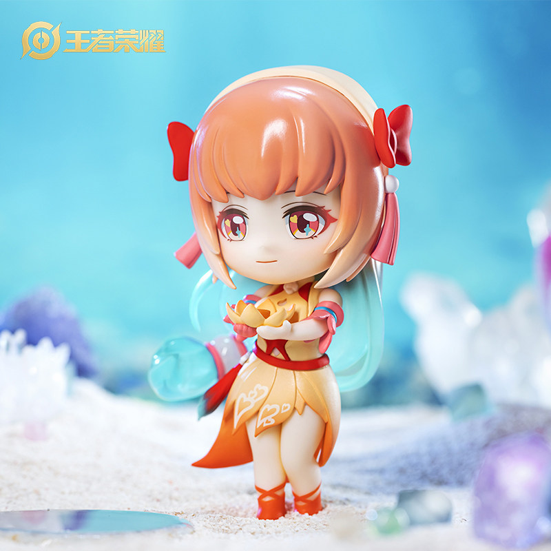 【五五节限定】王者荣耀官方正版幻纱之灵西施q版手办异色景品-mc母婴