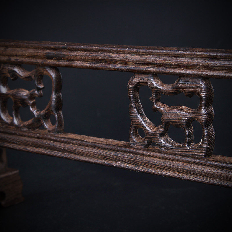 六品堂 笔架毛笔挂 毛笔架笔挂学生文房四宝复古挂毛笔的笔架鸡翅木