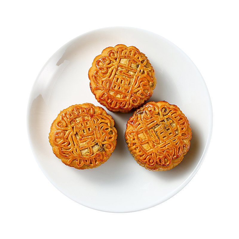 金柚月饼柚子原味月饼300g盒