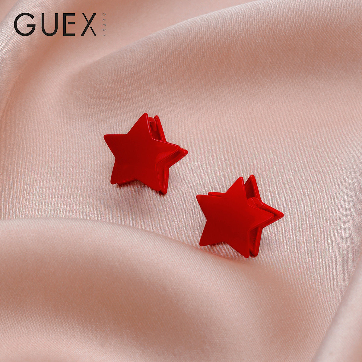 5折秒杀本命年鼠年红色星星耳环新年耳钉耳饰耳钉