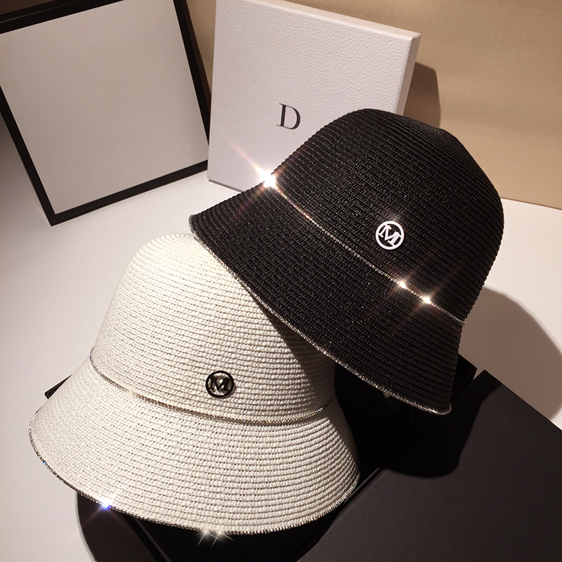 韩国uv防紫外线草帽女夏天大檐遮脸防晒帽时尚洋气遮阳太阳帽子潮